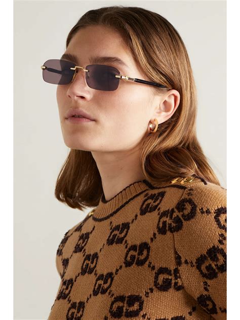 gucci 0158s rectangle sunglasses|Gucci rectangle sunglasses women.